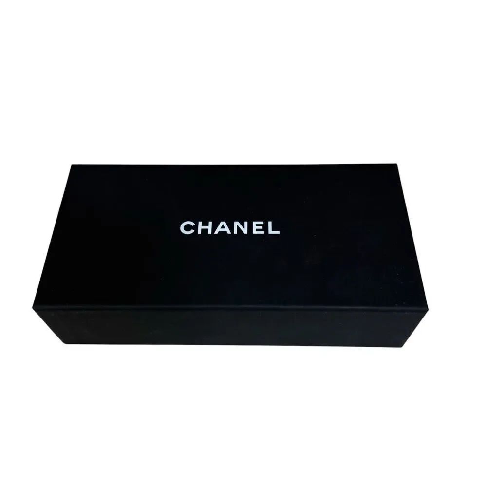 Authentic CHANEL Empty Sunglasses Eyeglasses Box Black Gift Storage